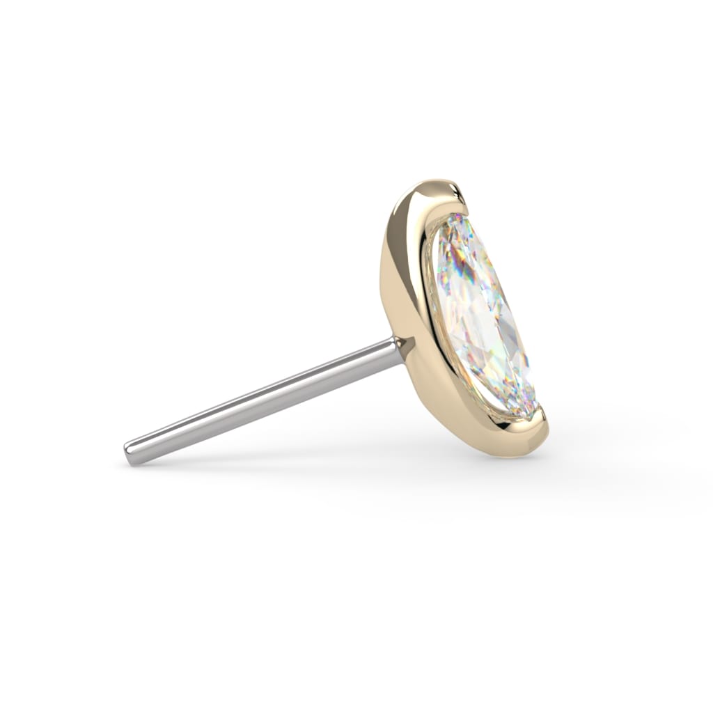 Low-Profile Marquise Prong End