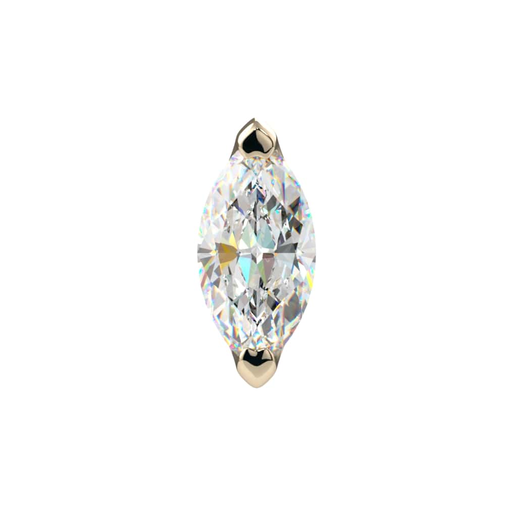 Low-Profile Marquise Prong End