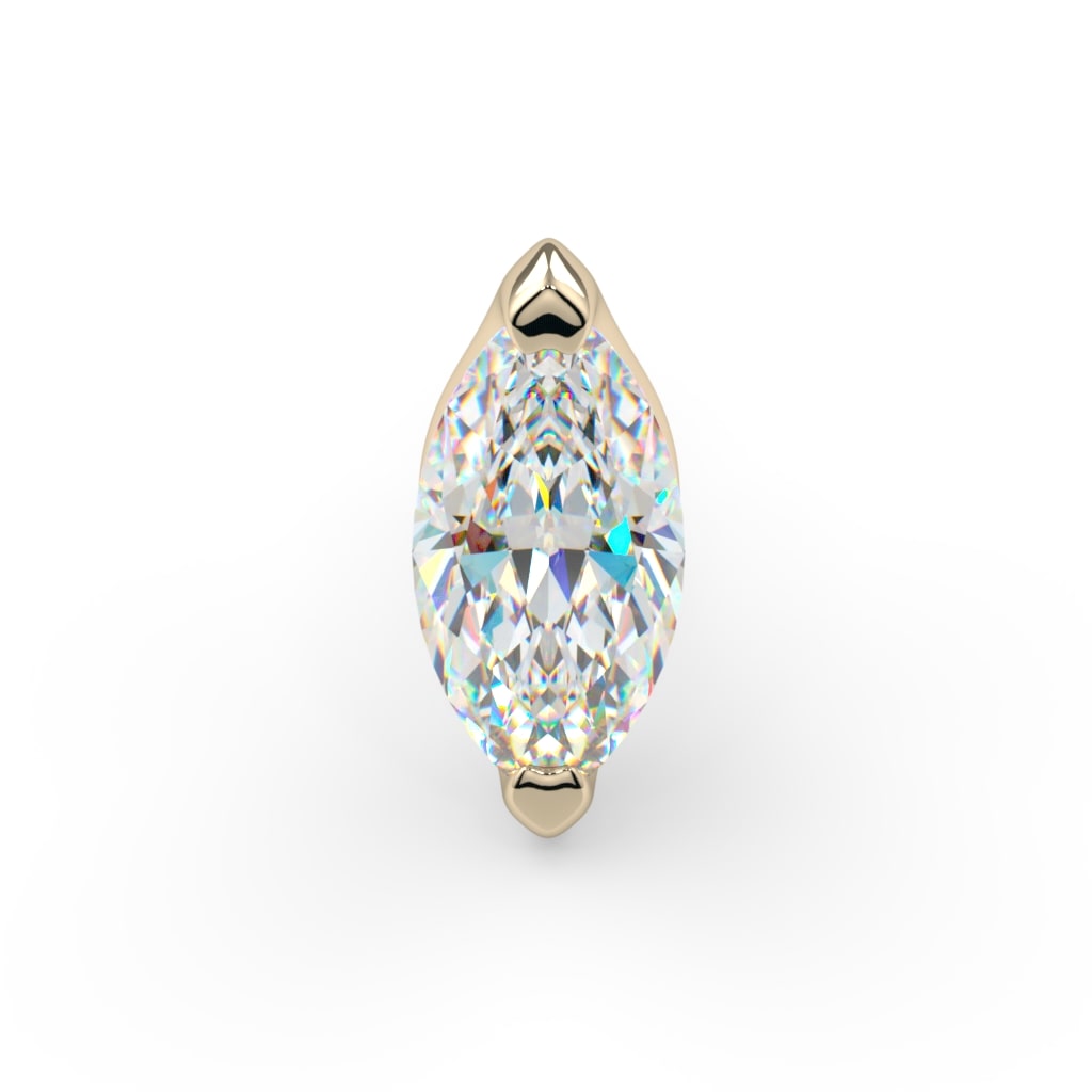 Low-Profile Marquise Prong End