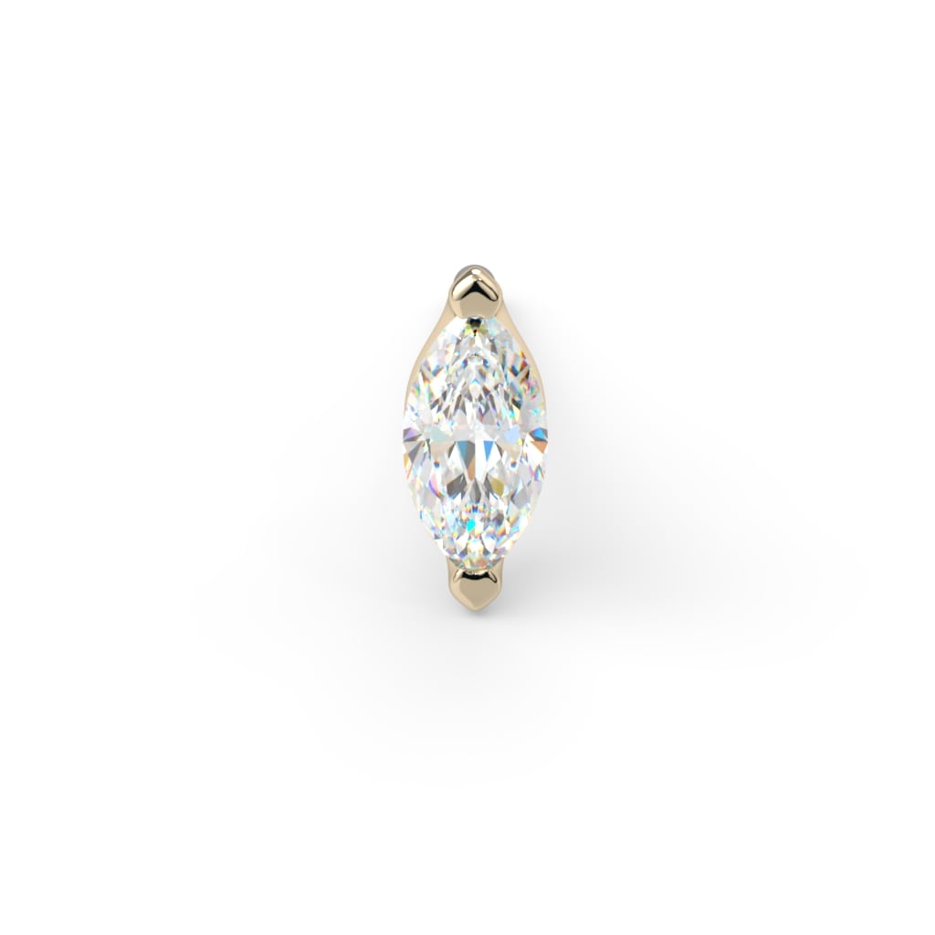 Low-Profile Marquise Prong End