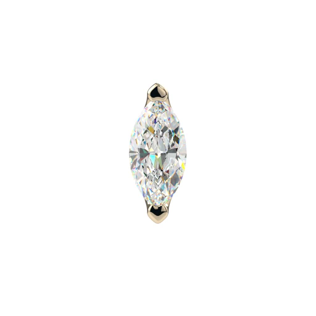 Low-Profile Marquise Prong End
