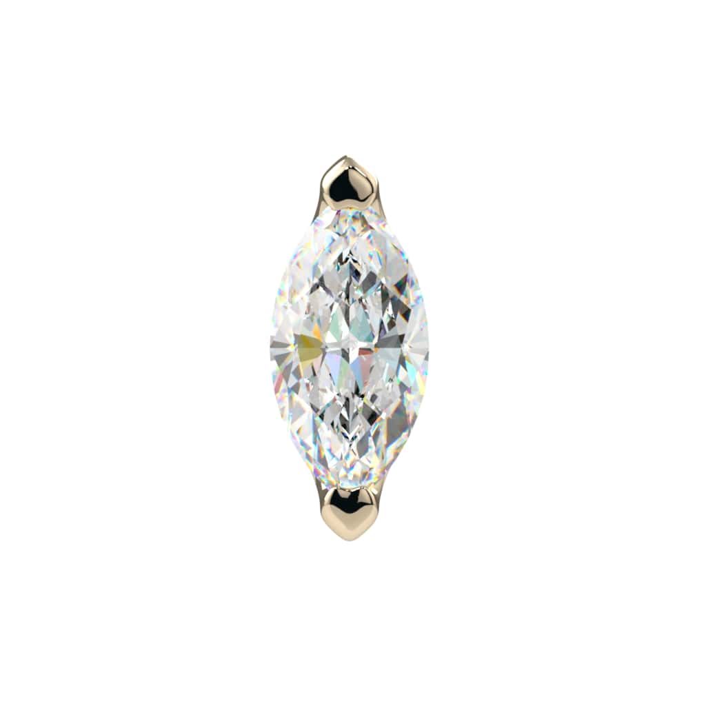 Low-Profile Marquise Prong End