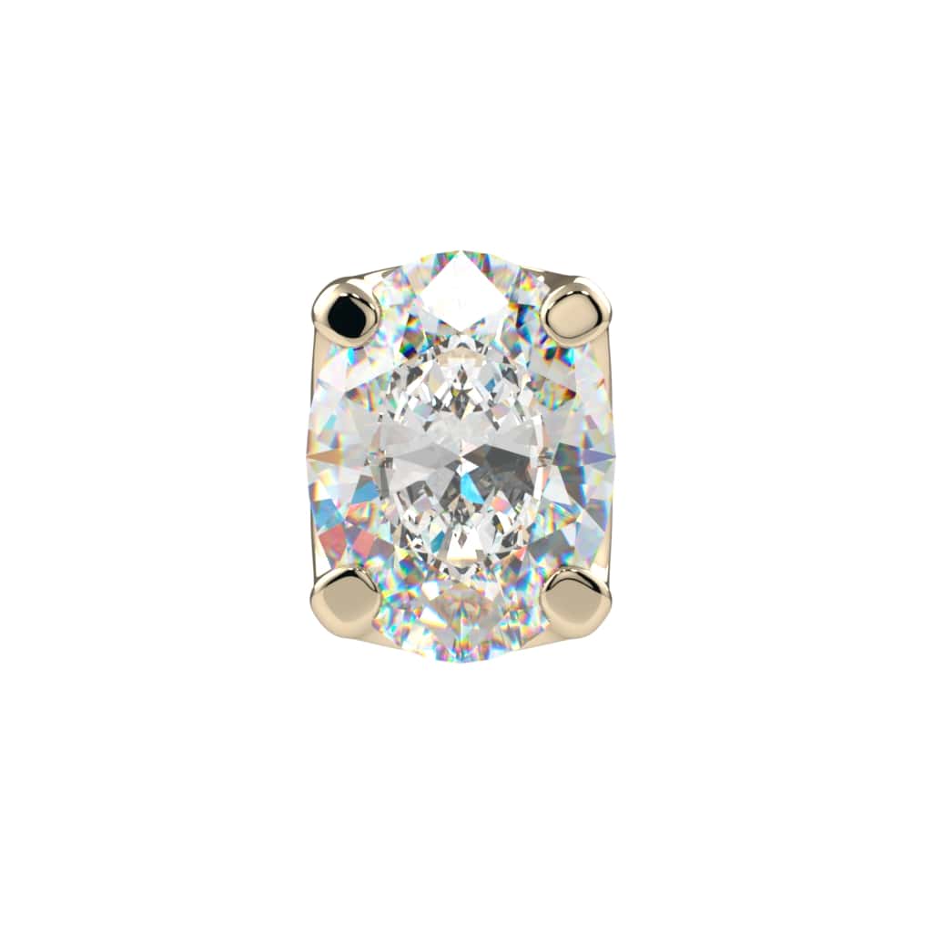Low-Profile Oval Prong End