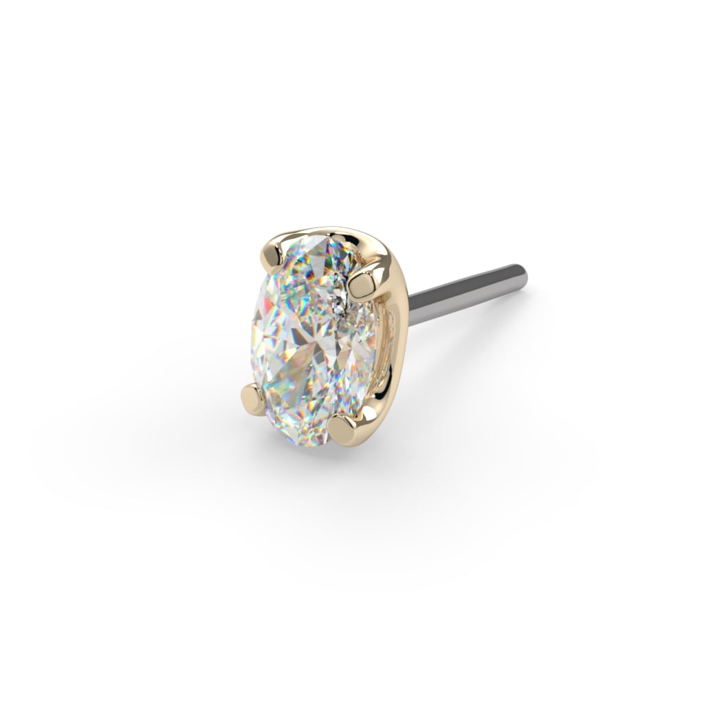 Low-Profile Oval Prong End