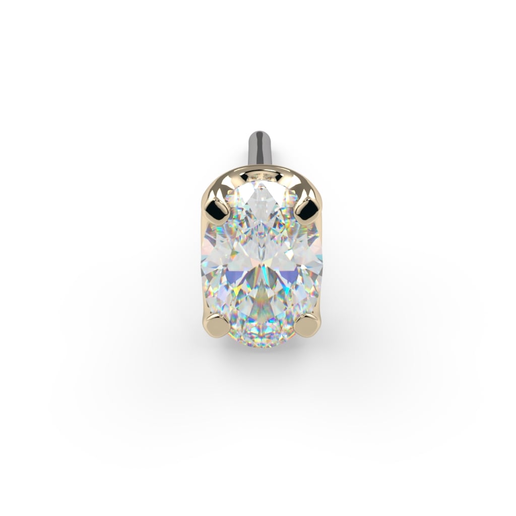 Low-Profile Oval Prong End