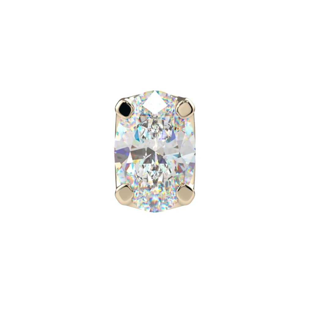Low-Profile Oval Prong End
