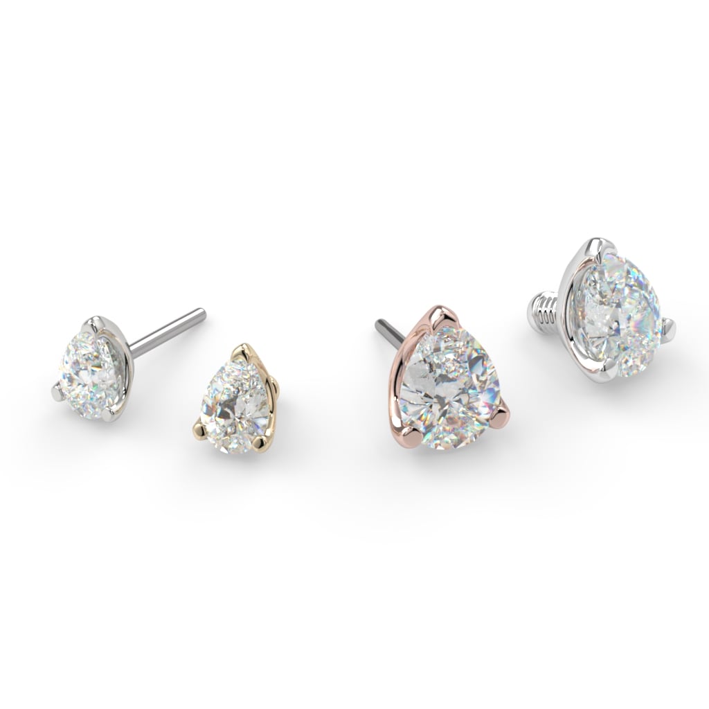 Low-Profile Pear Prong End