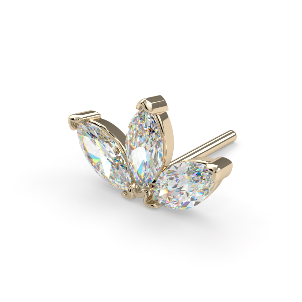 Triple Marquise Fan End--CG30232