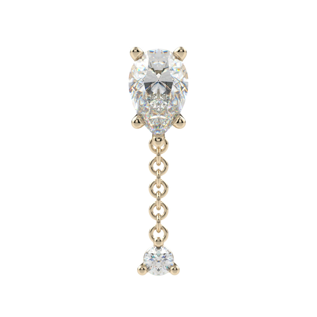 Prong-Set Pear Dangle End--CG15519