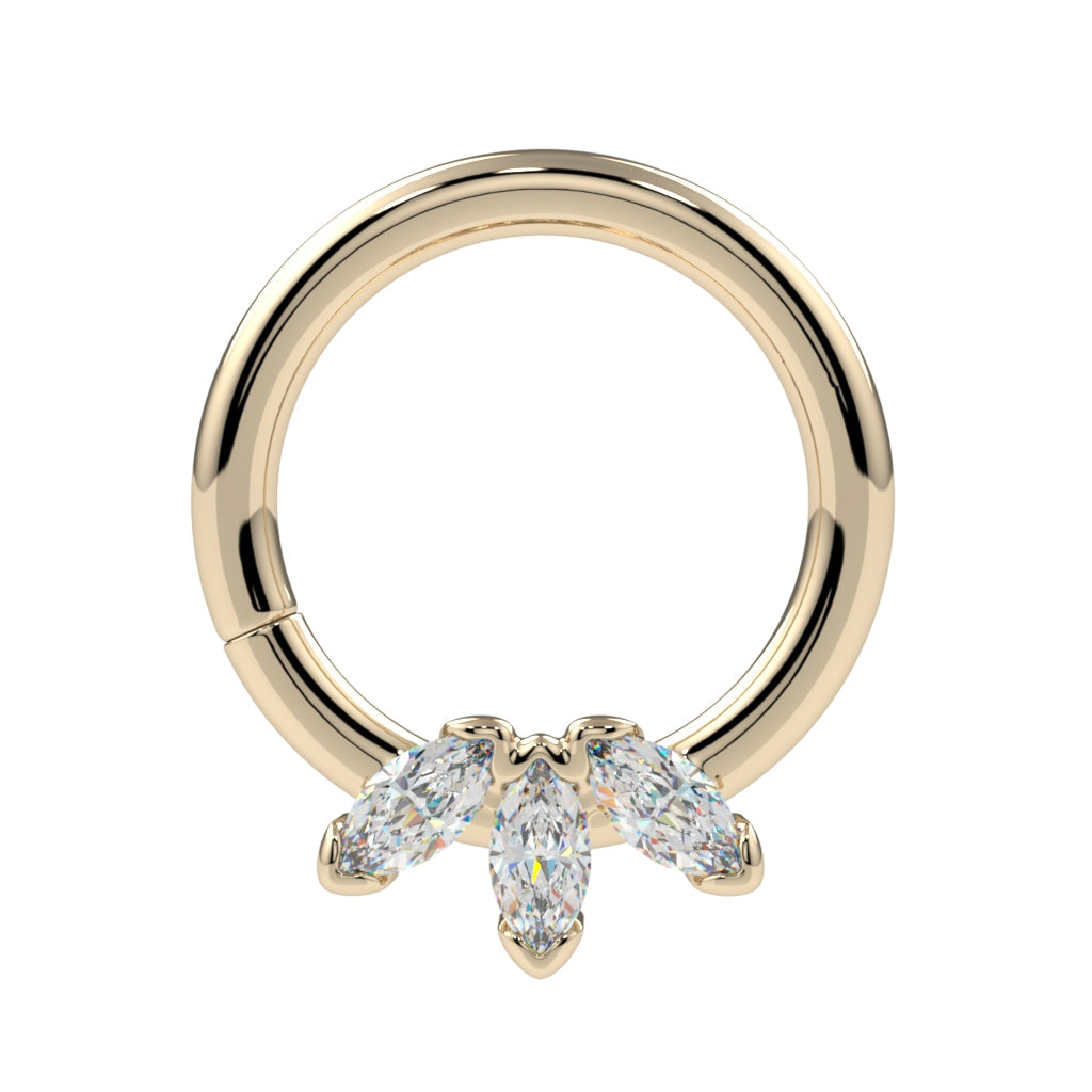 Triple Marquise Seam Ring--CG19856