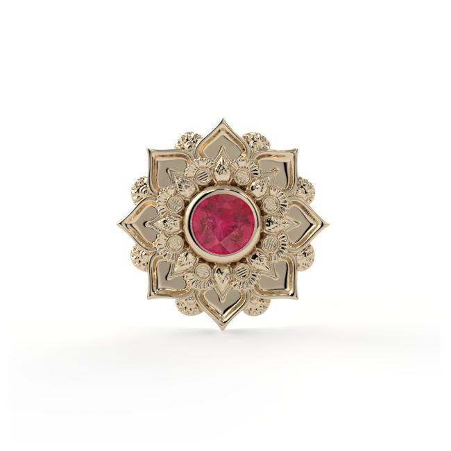 Gem Mandala Flower End--CG34660
