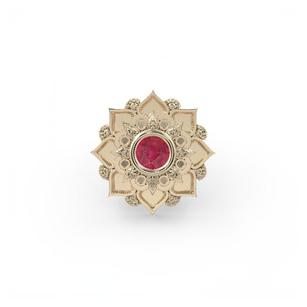 Gem Mandala Flower End--CG34848