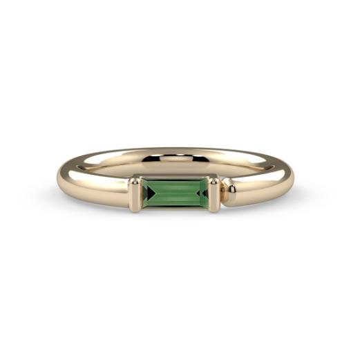 Side-Set Channel-Set Baguette Fixed Bead Ring--CG35098