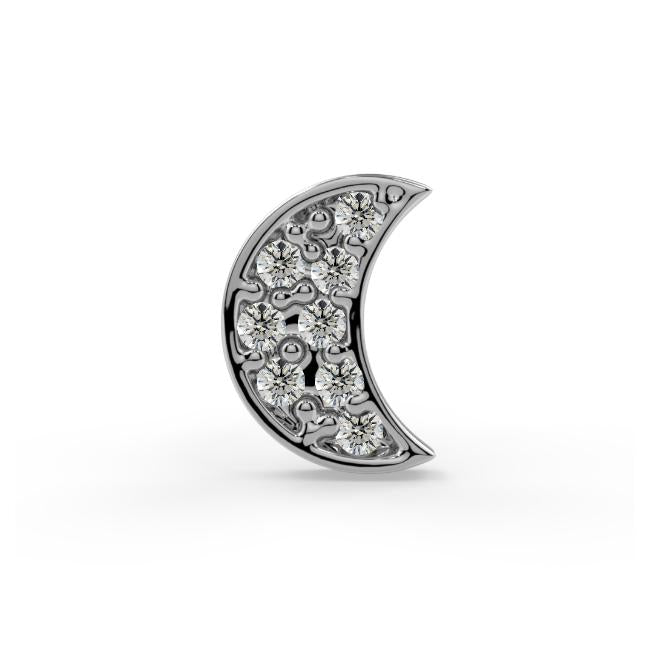 5mm Pave Moon End--CG35173