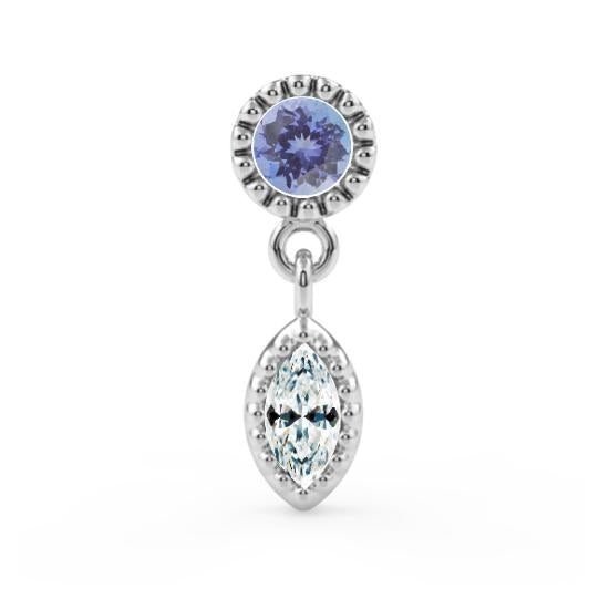 Milgrain Marquise Dangle End--CG35233
