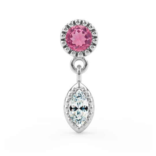 Milgrain Marquise Dangle End--CG35233
