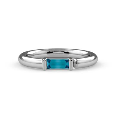Side-Set Channel-Set Baguette Fixed Bead Ring--CG35387