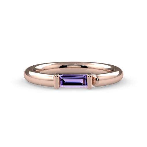 Side-Set Channel-Set Baguette Fixed Bead Ring--CG35388