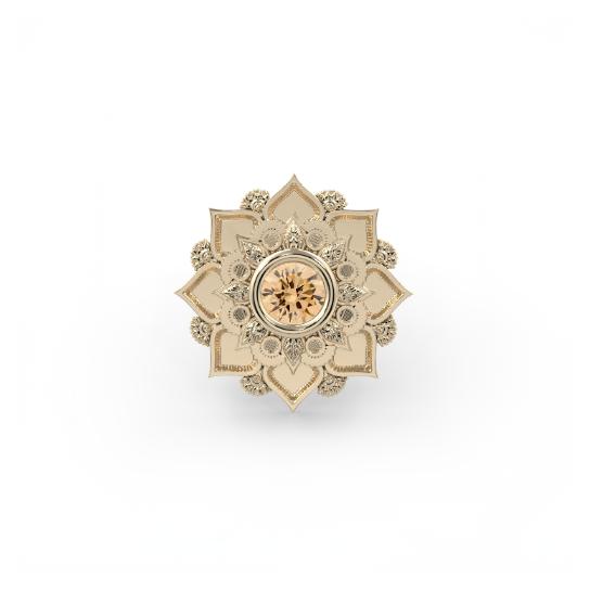Gem Mandala Flower End--CG35711
