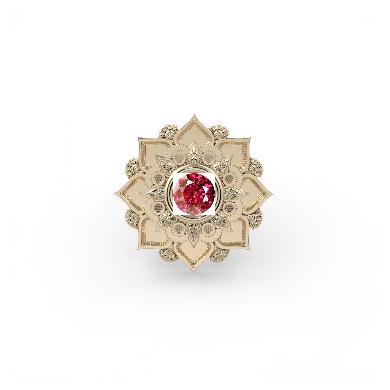Gem Mandala Flower End--CG35721