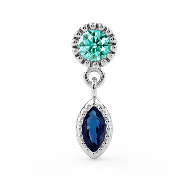 Milgrain Marquise Dangle End--CG36468