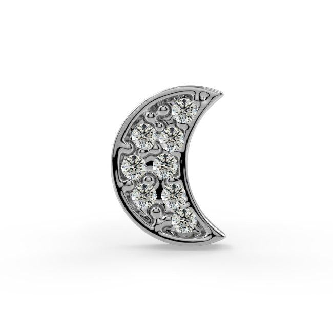 5mm Pave Moon End--CG36997