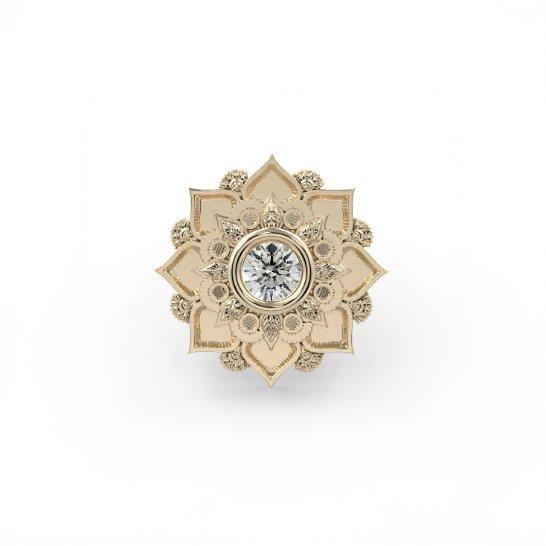 Gem Mandala Flower End--CG37287