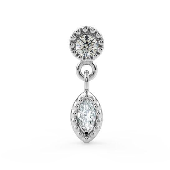 Milgrain Marquise Dangle End--CG37290