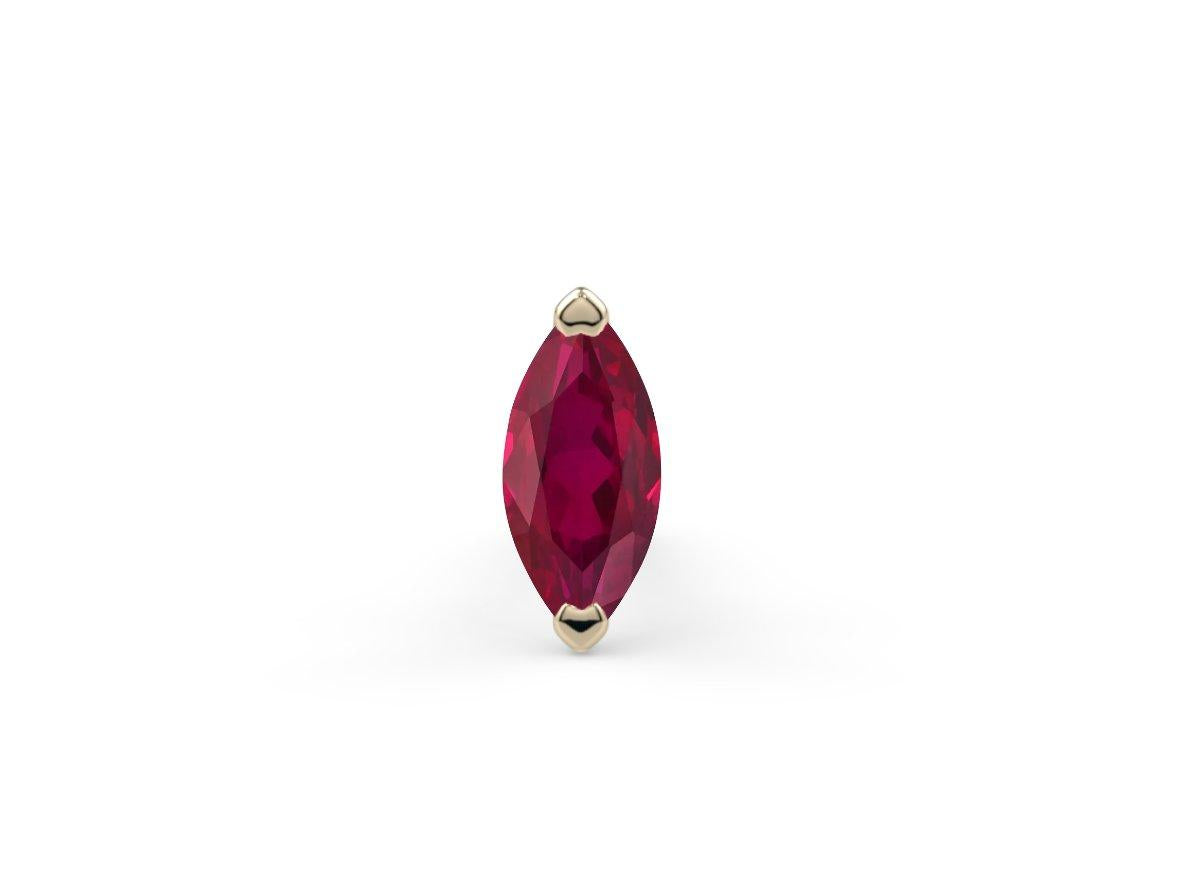 Low-Profile Marquise Prong End
