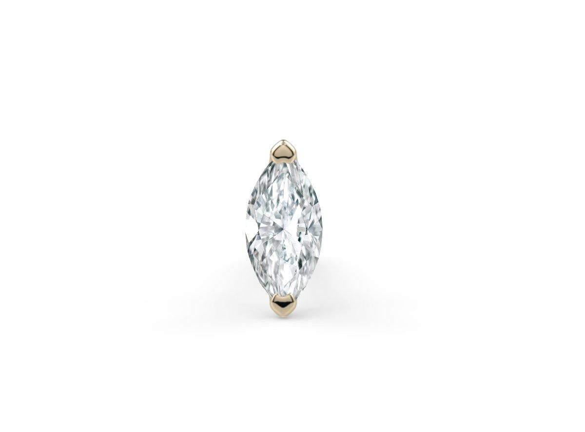 Low-Profile Marquise Prong End