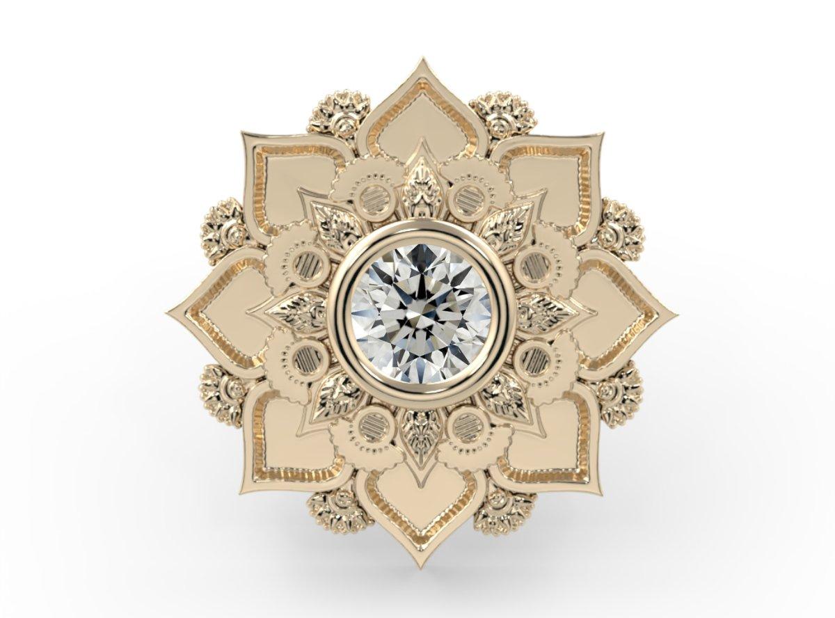 Gem Mandala Flower End
