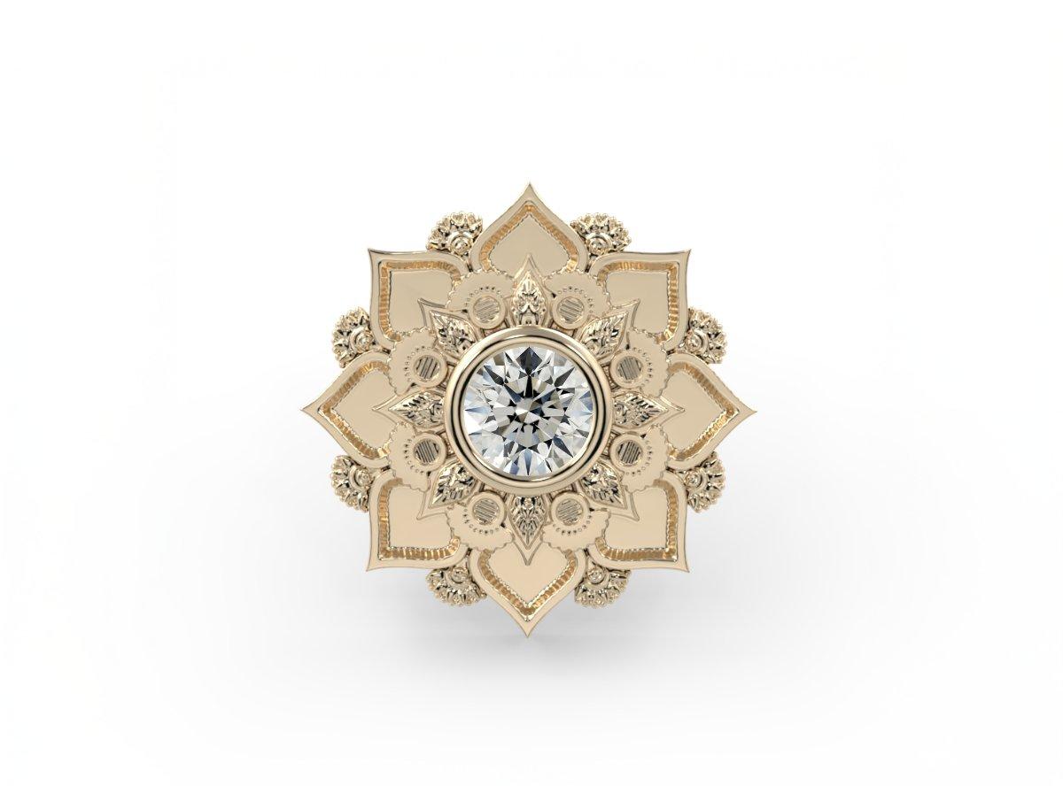 Gem Mandala Flower End