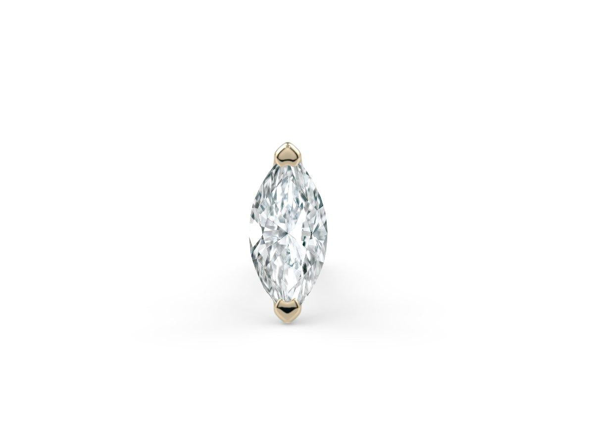 Low-Profile Marquise Prong End
