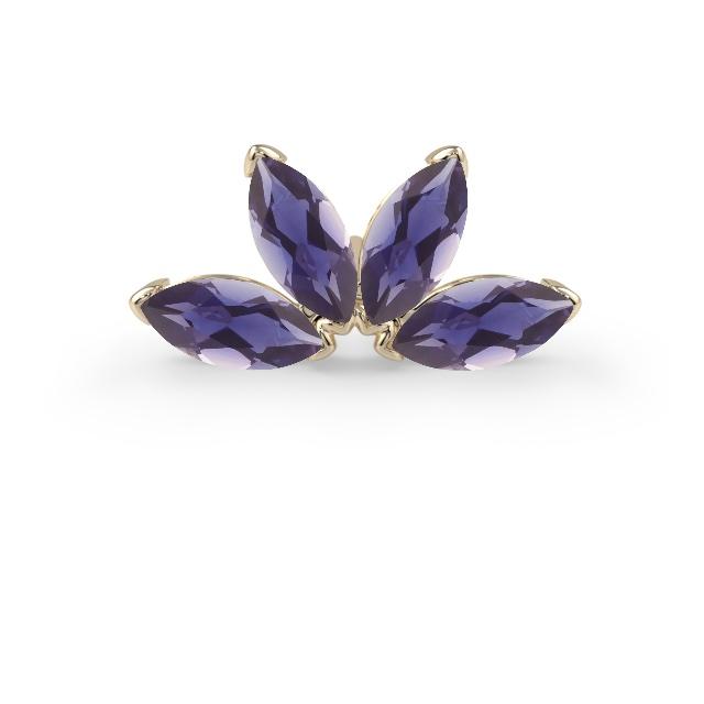 Quadruple Marquise Fan End