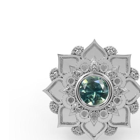 Gem Mandala Flower End