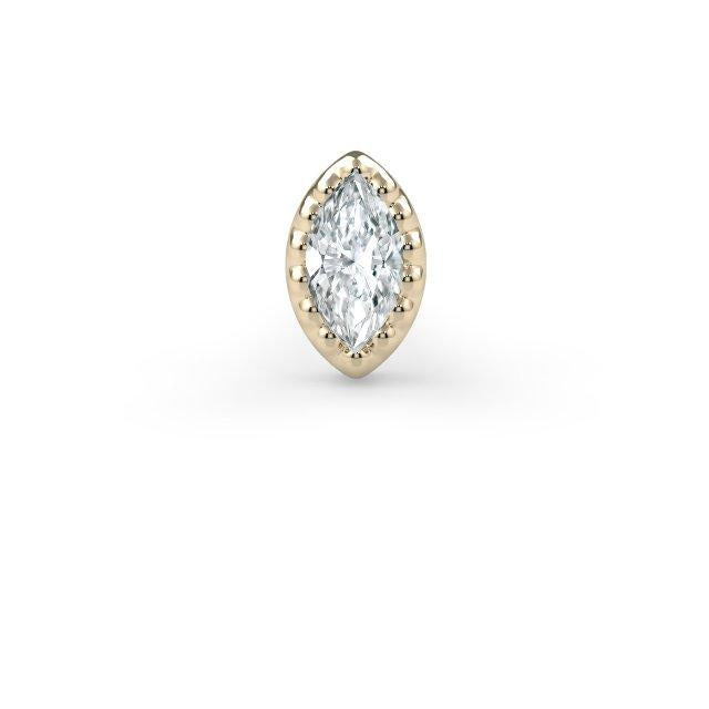 Milgrain Marquise Bezel End