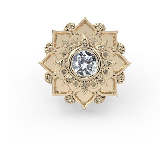 Gem Mandala Flower End