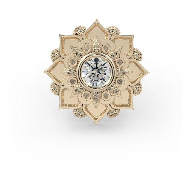 Gem Mandala Flower End