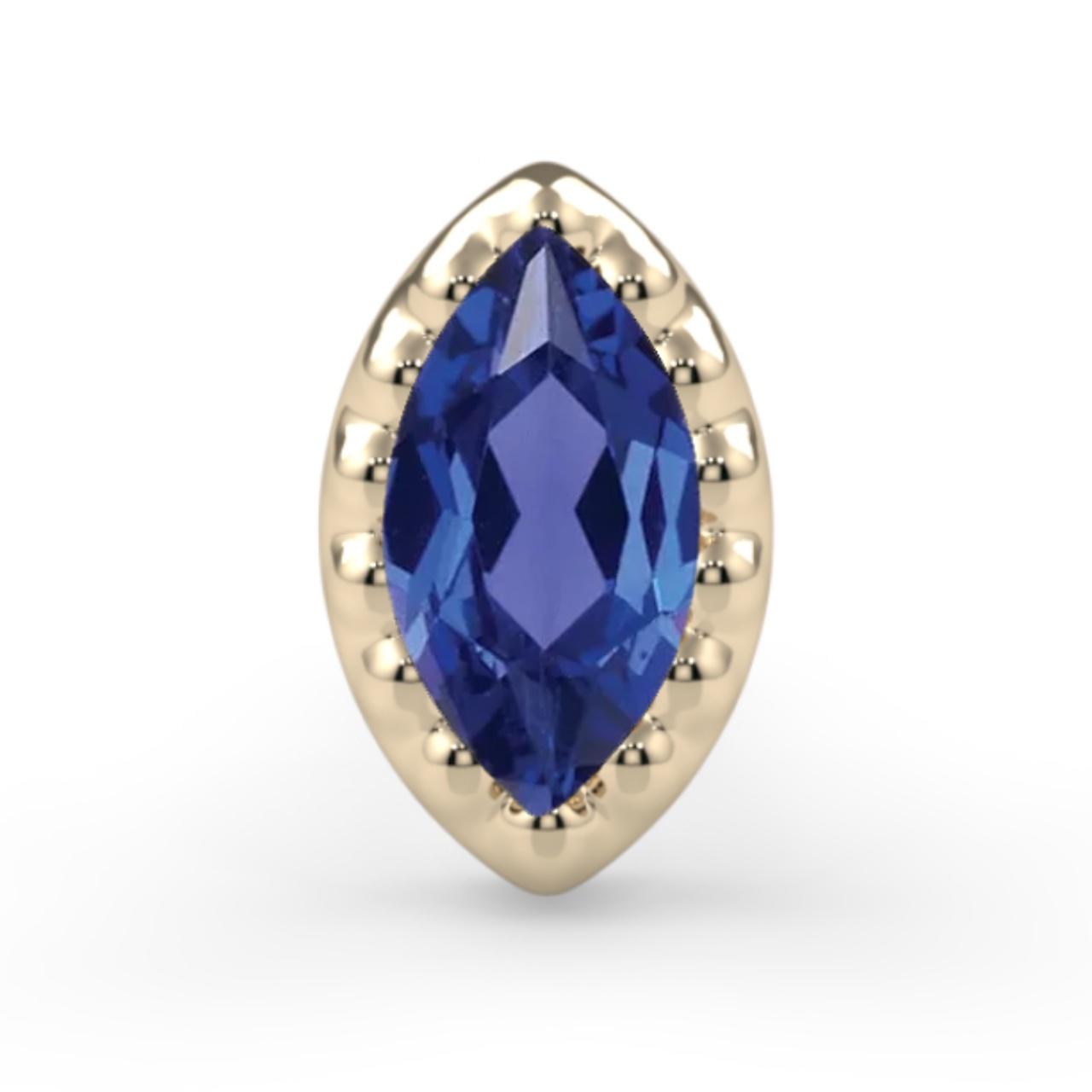 Milgrain Marquise Bezel End