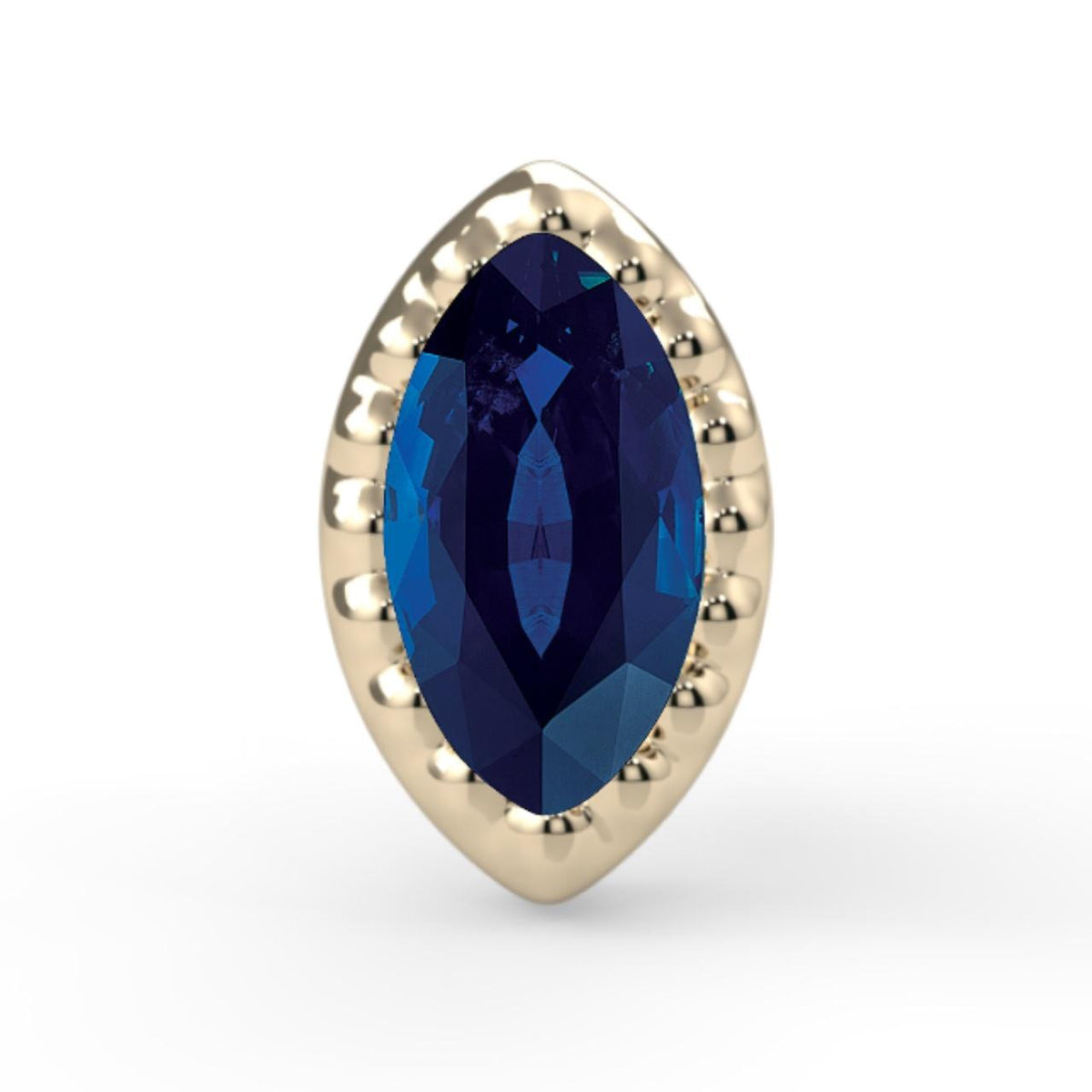 Milgrain Marquise Bezel End