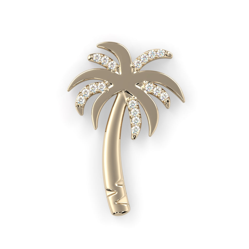 Pave Bloom Palm Tree End