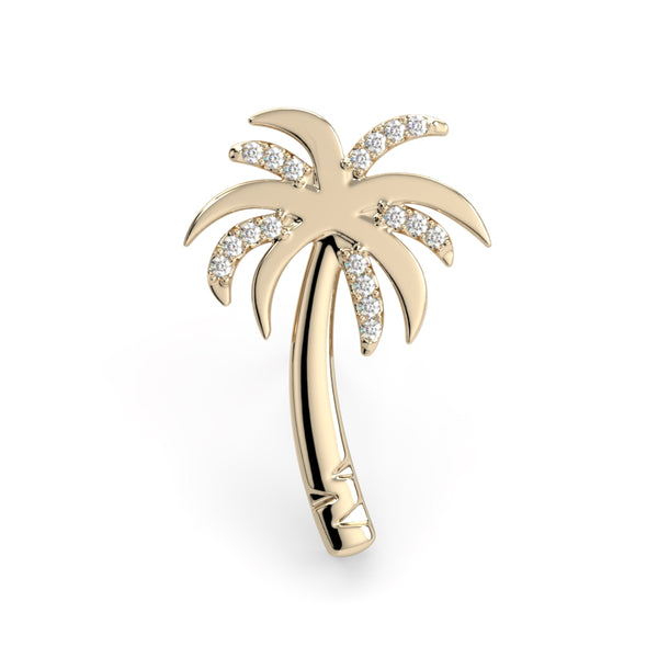 Pave Bloom Palm Tree End