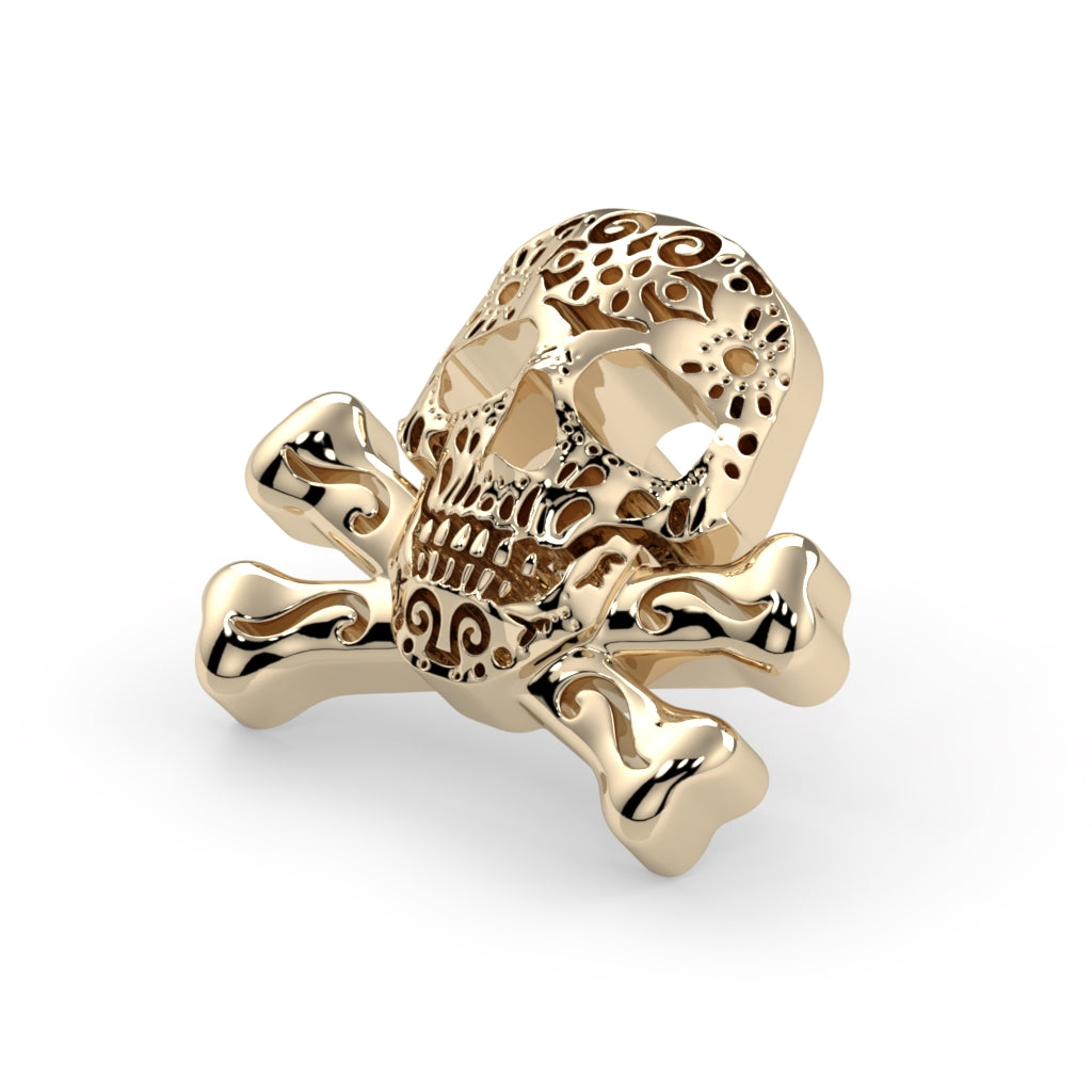 Filigree Skull & Crossbones End