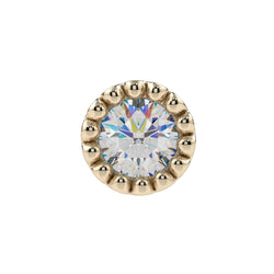 Diamond Milgrain Bezel End--CG11726
