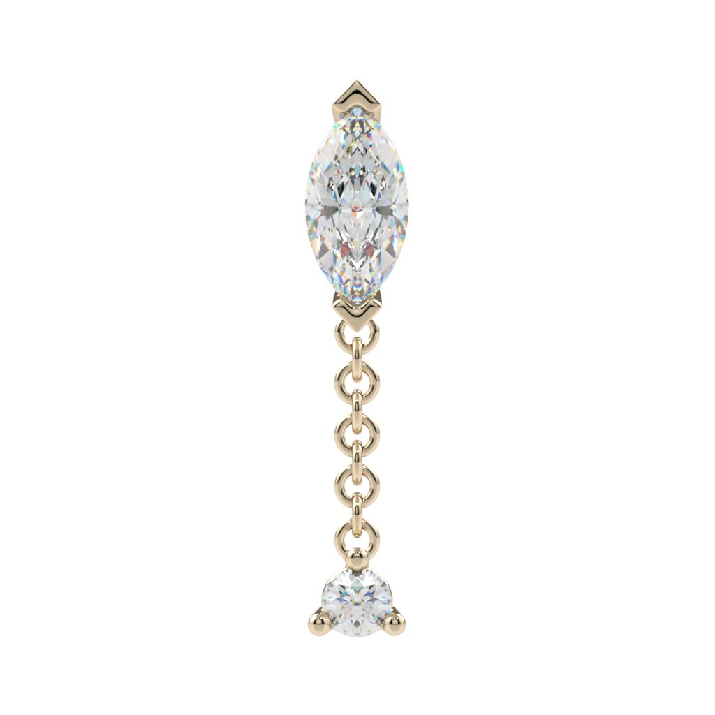 Marquise Prong Dangle End--CG12457