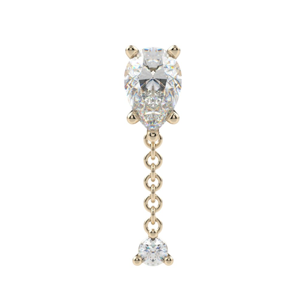 Pear Prong Dangle End--CG12425