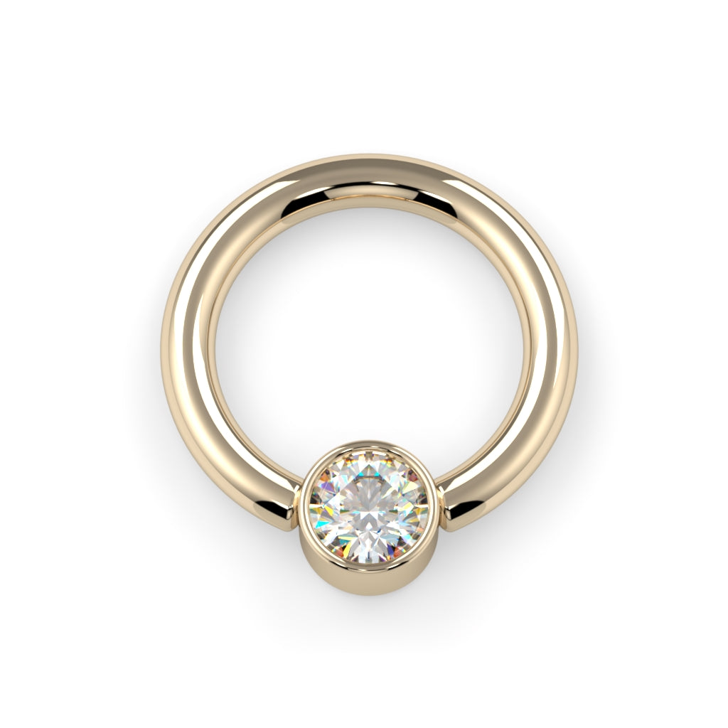 3mm CZ Captive Bead Ring--CG19624