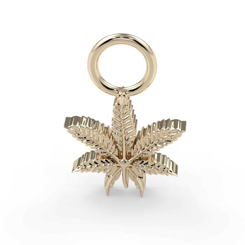 Marijuana Leaf Charm