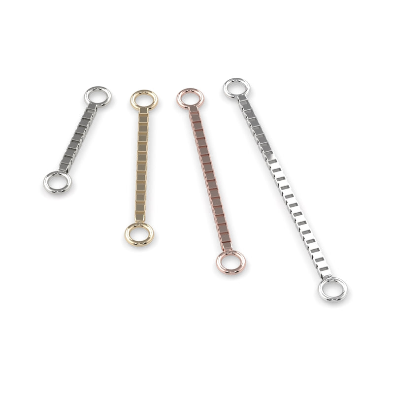 14K Box Chain with Jump Rings
