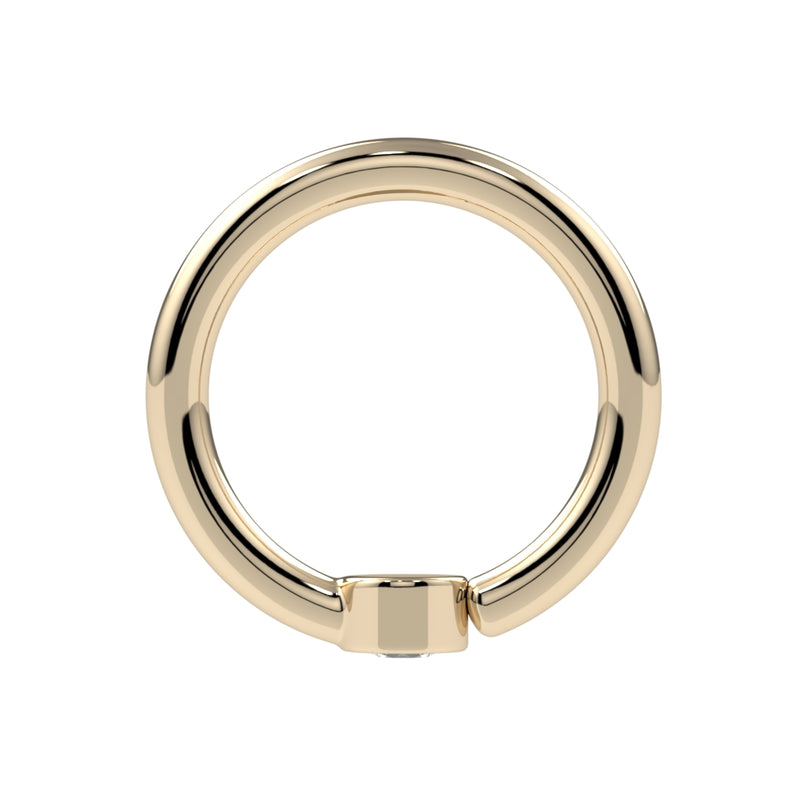2mm Bezel Fixed Bead Ring - Side Set